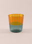 Hermia Vaso de Vidrio Hecho a Mano Ámbar 320 ml